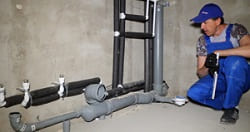 монтаж системы отопления