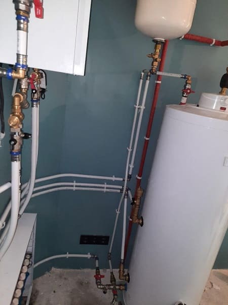 монтаж системы отопления